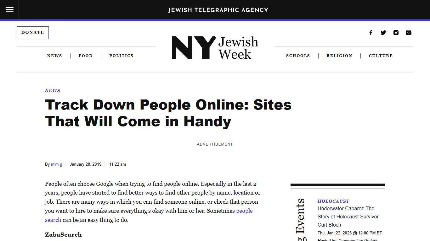 Track Down People Online: Sites That Will Come in Handy - New York Jewish Week
